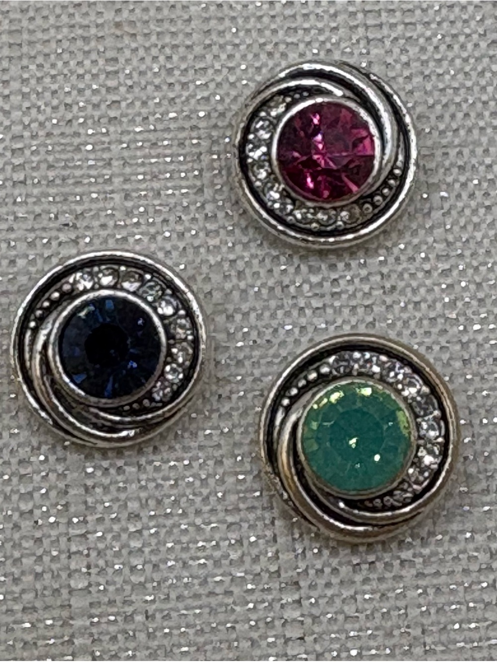 PETITE CHARM - Set of 3  - 12mm/13mm - Snap Button Charms